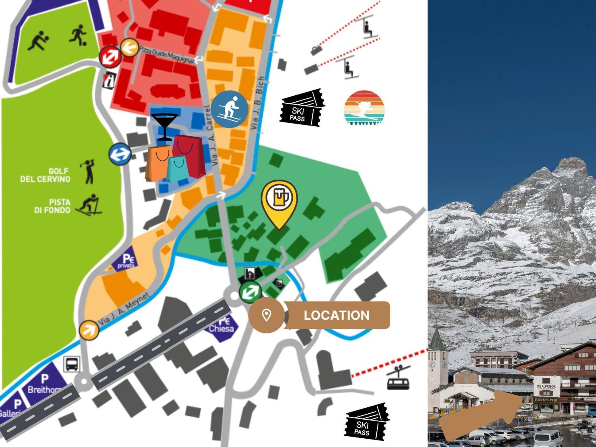 Chalet Matterhorn Francois - Central Ski Chalet With Spa And Breakfast, 100Mt Lift Breuil-Cervinia Eksteriør bilde